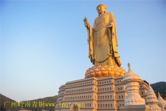 世界上最高的銅佛像——中國中原大佛