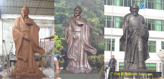 真人全身銅像