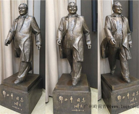 偉人鄧小平全身銅像