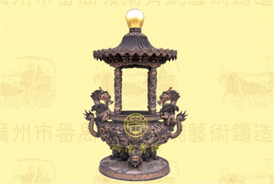 （精品）單層蓋頂圓香爐B
