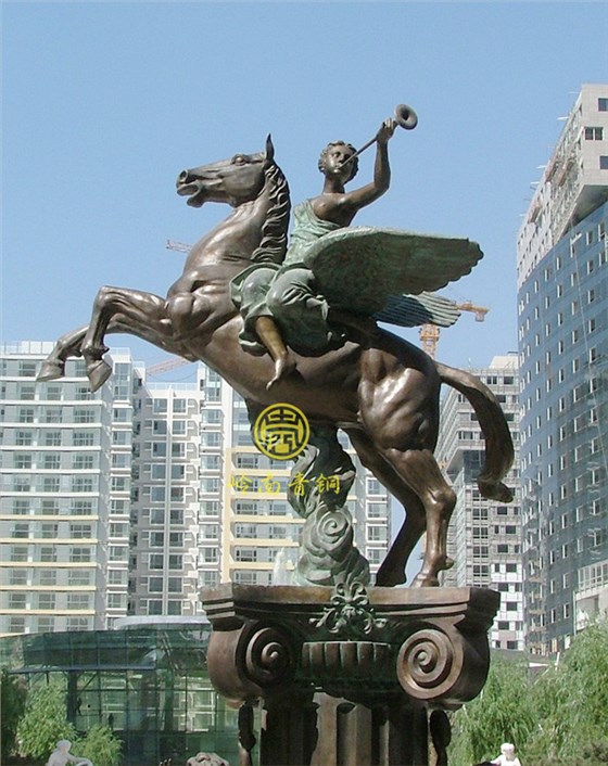 北京富力城房地產(chǎn)《天使》銅雕塑工程