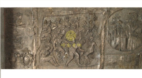廣東藥學(xué)院《醫(yī)藥的發(fā)展》校園銅浮雕工程