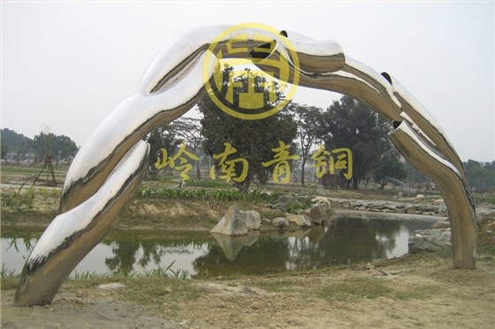 臺灣 《拱門》不銹鋼雕塑工程