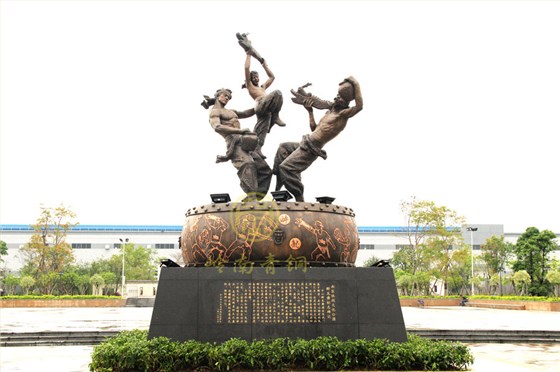廣東省中山市醉龍文化創(chuàng)意銅雕塑群工程