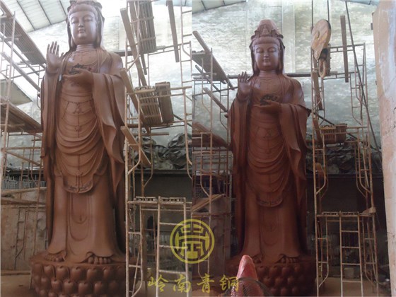 貼金觀音,銅佛像