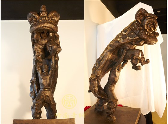 醒獅組雕