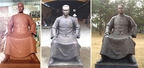 真人全身銅像2
