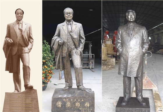 真人全身銅像5