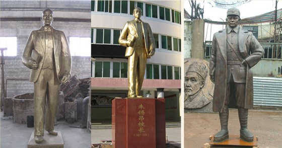 真人全身銅像8