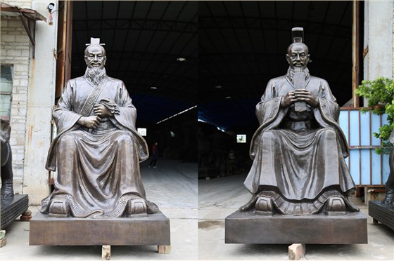 【古代歷史名人銅像】定制工程