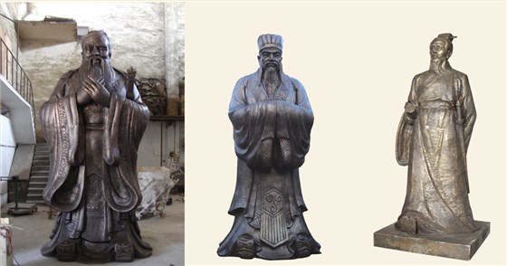 【古代歷史名人銅像】定制工程