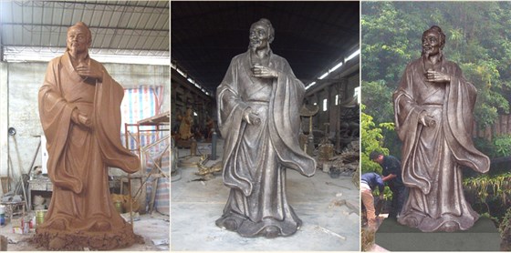 【古代歷史名人銅像】定制工程