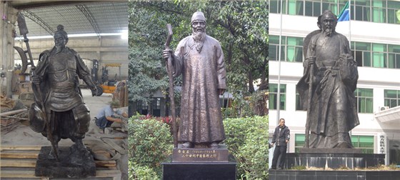 【古代歷史名人銅像】定制工程