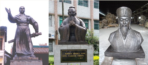 【古代歷史名人銅像】定制工程